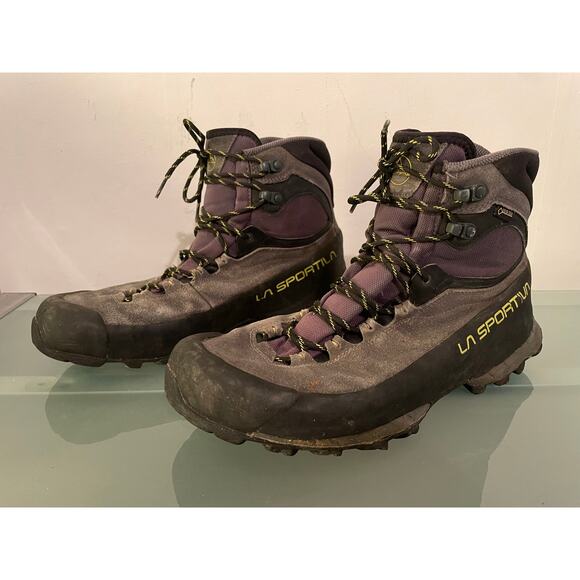 La Sportiva Eclipse GTX Boots, Carbon/Sulphur men’s 10.5 gore Tex hiking hunt - Picture 2 of 7